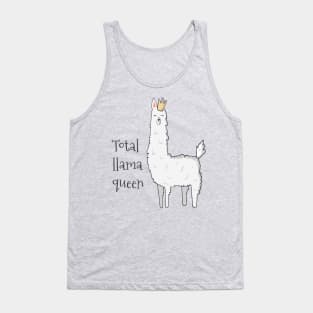 Total Llama Queen Tank Top